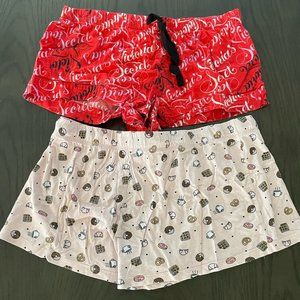 2 Women's Pajama Shorts